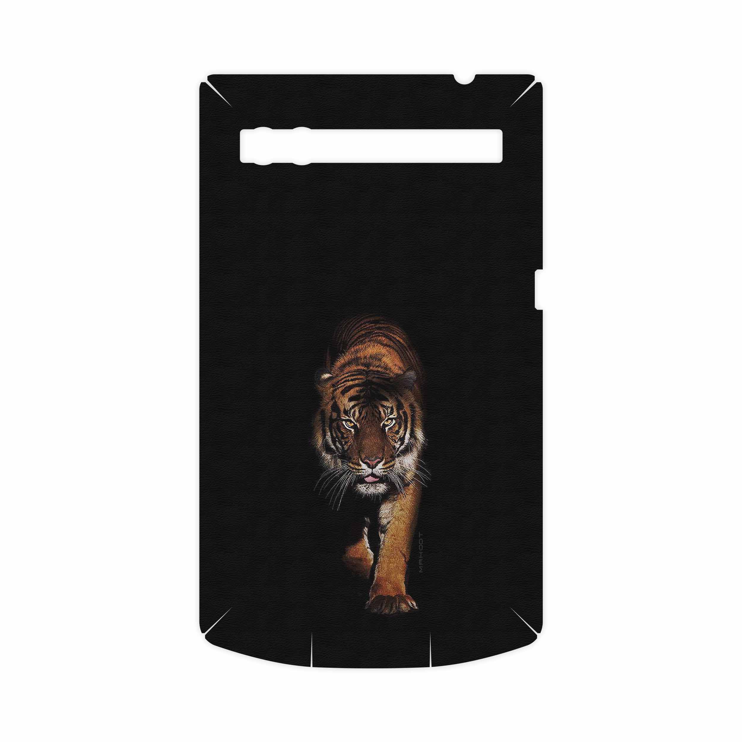 برچسب پوششی ماهوت مدل Wild Tiger-FullSkin مناسب برای گوشی موبایل بلک بری P9983
