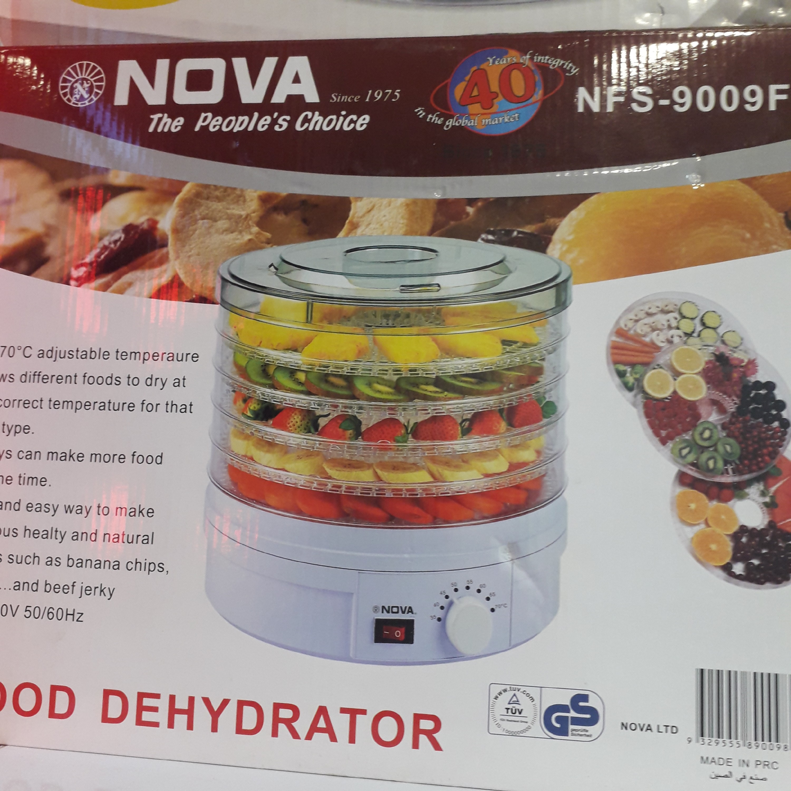  میوه خشک کن   دستگاه خشک کن  انواع میوه برند نوا با کیفیت بالا و طبقات بزرگ وجادار طبق عکس ارسال رایگان وفوری