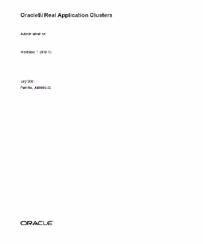 خرید و دانلود نسخه کامل کتاب Oracle 9i Real Application Clusters. Administration