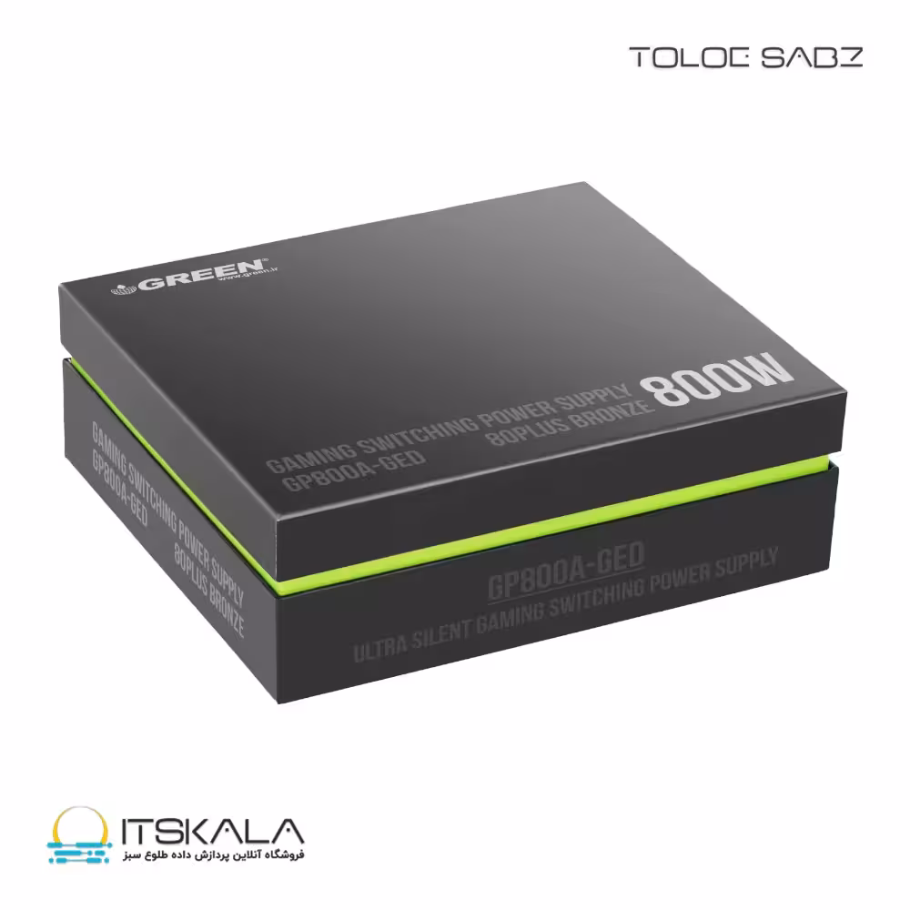 قیمت و خرید پاور 800 وات گرین مدل GP800A-GED | ITSKALA