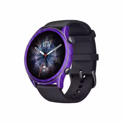 برچسب ماهوت طرح Purple-Fiber مناسب برای ساعت هوشمند آمازفیت GTR 3 Pro