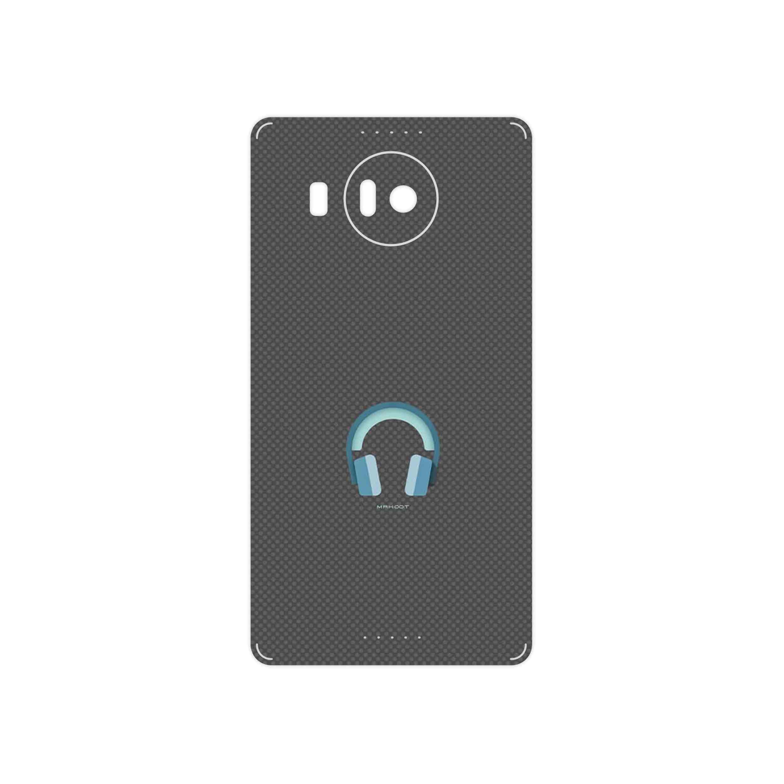 برچسب پوششی ماهوت مدل Minimal Headphone Icon مناسب برای گوشی موبایل مایکروسافت Lumia 950 XL