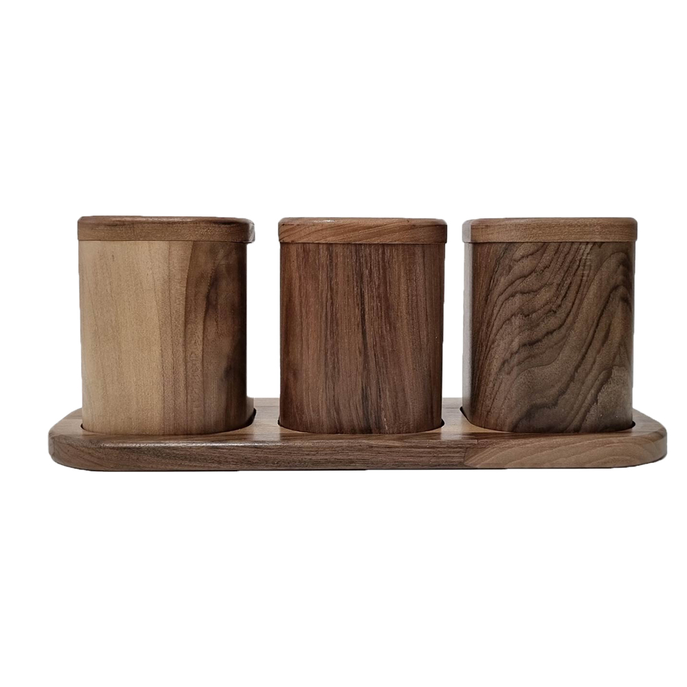 ست جا ادویه 3 پارچه مدل مربع