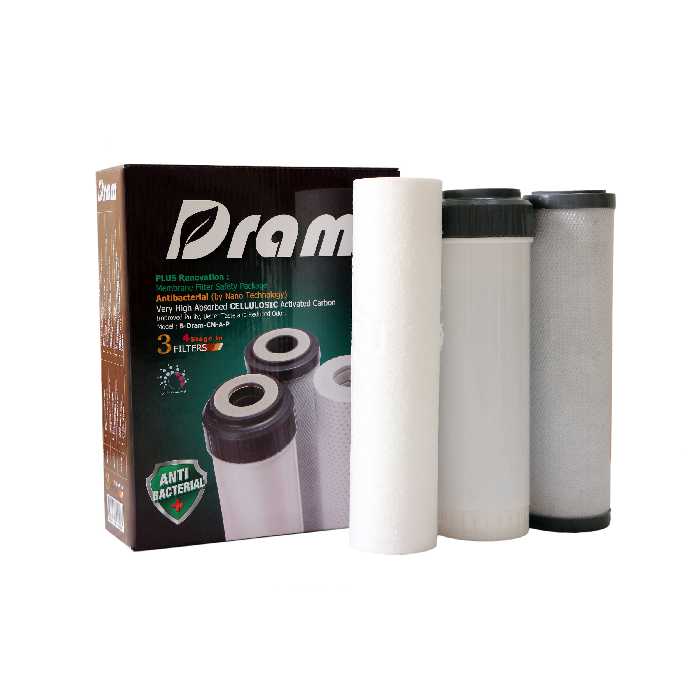 فیلتر دستگاه تصفیه آب درم مدل 01 بسته 3 عددی