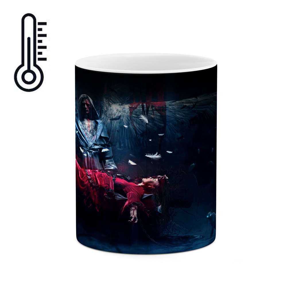 ماگ حرارتی کاکتی طرح فانتزی مدل mgh17701