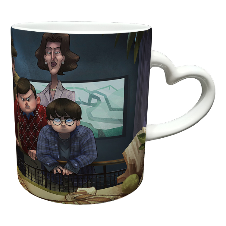 ماگ مدل دسته قلبی طرح هری پاتر کد 42