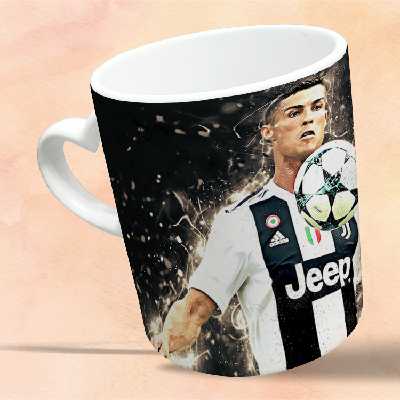 ماگ مدل دسته قلبی طرح رونالدو کد 25