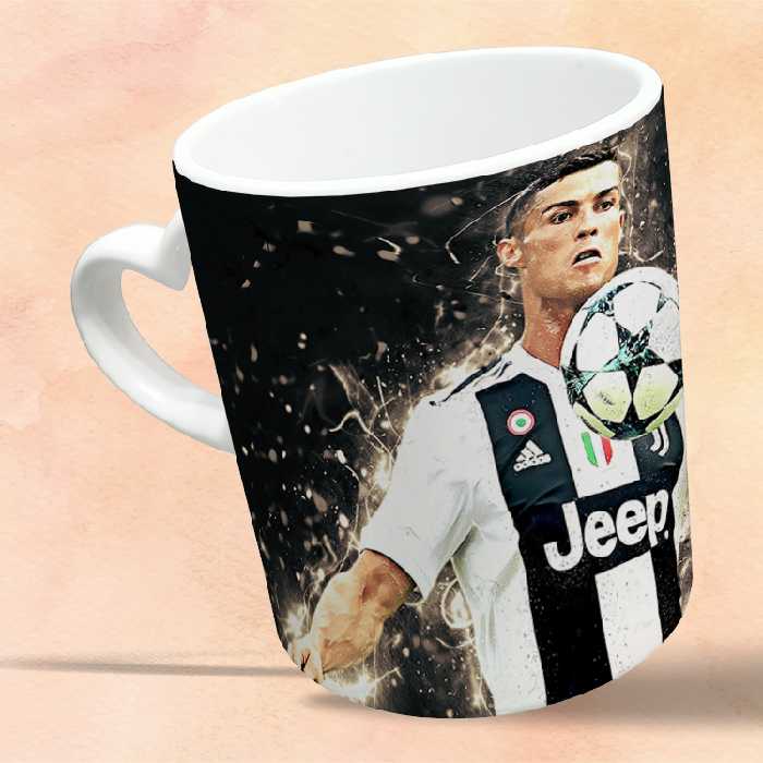 ماگ مدل دسته قلبی طرح رونالدو کد 25