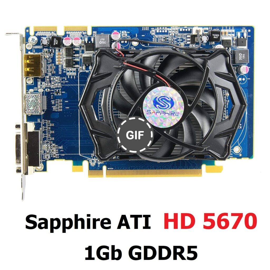 کارت گرافیک Sapphire ATI HD5670 1GB GDDR5