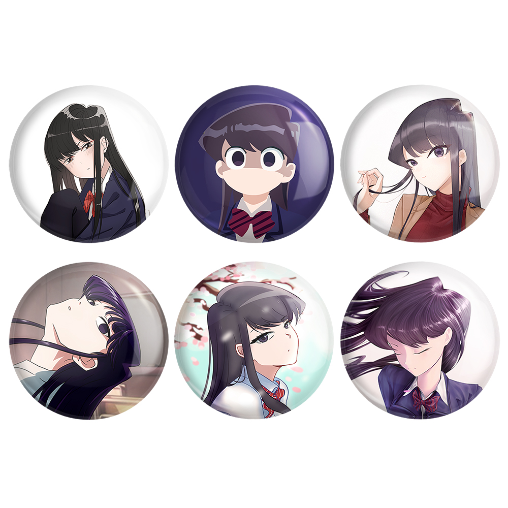 پیکسل خندالو مدل  انیمه کومی سان کد 844A مجموعه 6 عددی