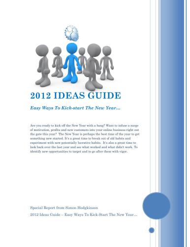 خرید و دانلود نسخه کامل کتاب 2012 ideas guide