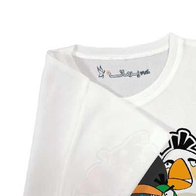 تی شرت بچگانه پرمانه طرح پرندگان خشمگین کد pmt.4442