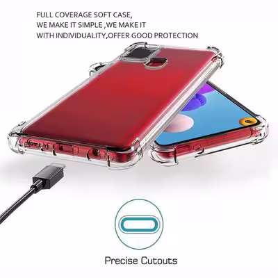 کاور مدل ژله ای کپسول دار مناسب برای گوشی موبایل سامسونگ Galaxy A02s M02s