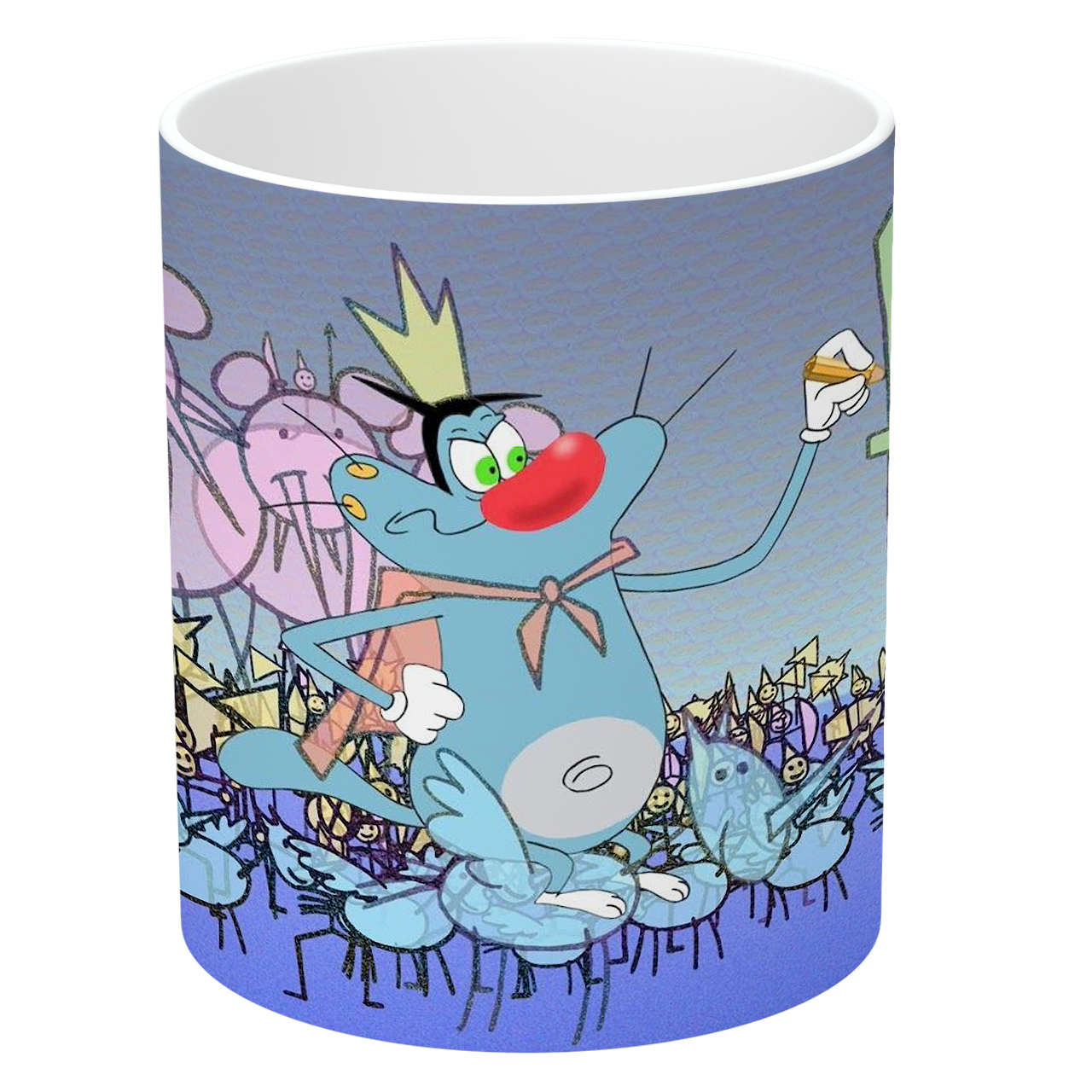 ماگ طرح انیمیشن اوگی و سوسکها مدل NI2198