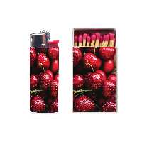 فندک مدل آلبالو کد 1538 به همراه کبریت