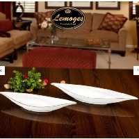 دیس قایقی لمون ( سالاد خوری )( کشکول )( رولت خوری )( دیس لبه طلا )( سرو و پذیرایی )( دیس ماهی ) ( تابه قایقی )پسکرایه