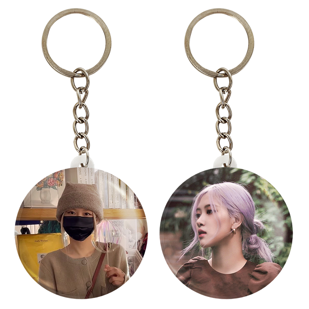 جاکلیدی خندالو مدل رزی بلک پینک کد 1439814395 مجموعه 2 عددی