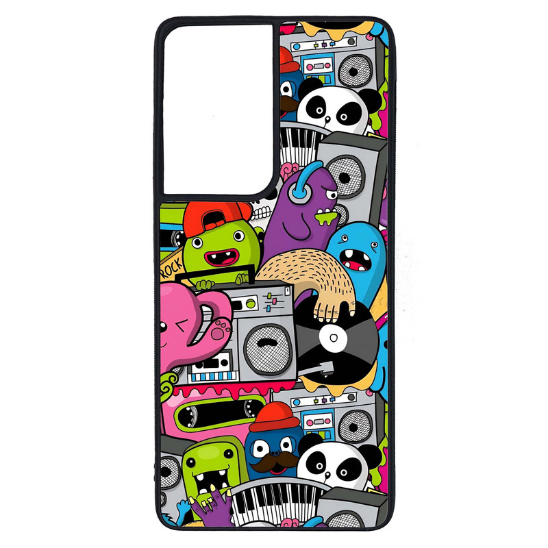 کاور طرح انیمیشن کد G-098 مناسب برای گوشی موبایل سامسونگ Galaxy S21 Ultra | دیجی قاب دونی