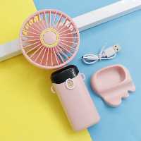 پنکه دستی شارژی 4 سرعته مدل X5 صورتی 38373