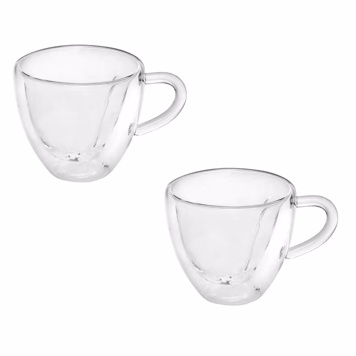 لیوان دوجداره مدل قلبی  کد240 مجموعه دوعددی