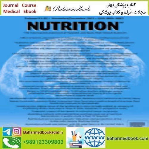 Nutrition Volume 81 to 92 2021 TRUE PDF price 4€ - کتاب پزشکی بهار