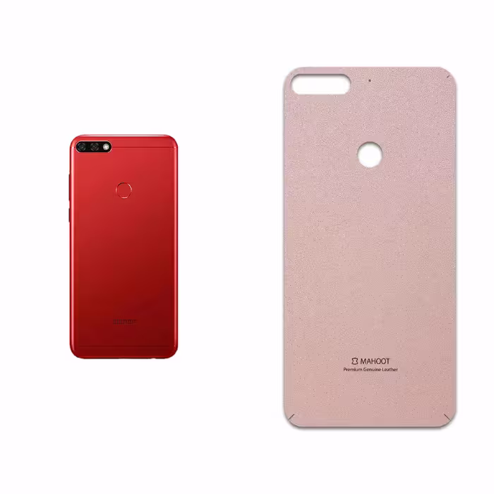 برچسب پوششی ماهوت مدل Rose Gold Leather مناسب برای گوشی موبایل آنر 7C