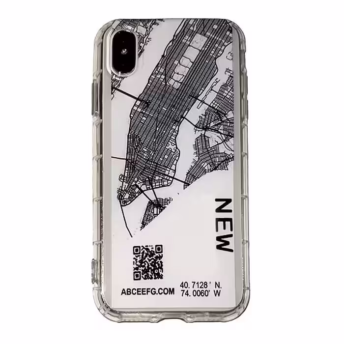 کاور طرح نقشه مدل MAP مناسب برای گوشی موبایل اپل IPHONE X / XS