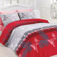 سرویس ملحفه ماژولی مدل Butterfly-V1 دو نفره 4 تکه  - کد 22035013158