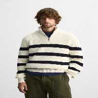 پلیور مردانه زارا ZIP HIGH NECK SWEATER | تهران زارا TehranZara