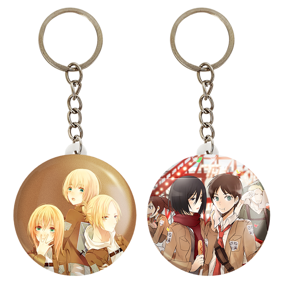 جاکلیدی خندالو مدل هیستوریا و ارمین و آنی و ارن و میکاسا انیمه اتک آن تایتان کد 1105611047 مجموعه 2 عددی