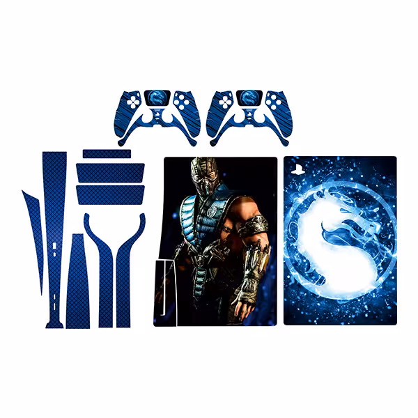 برچسب کنسول بازی پلی استیشن 5 مدل  mortal kombat کد 15