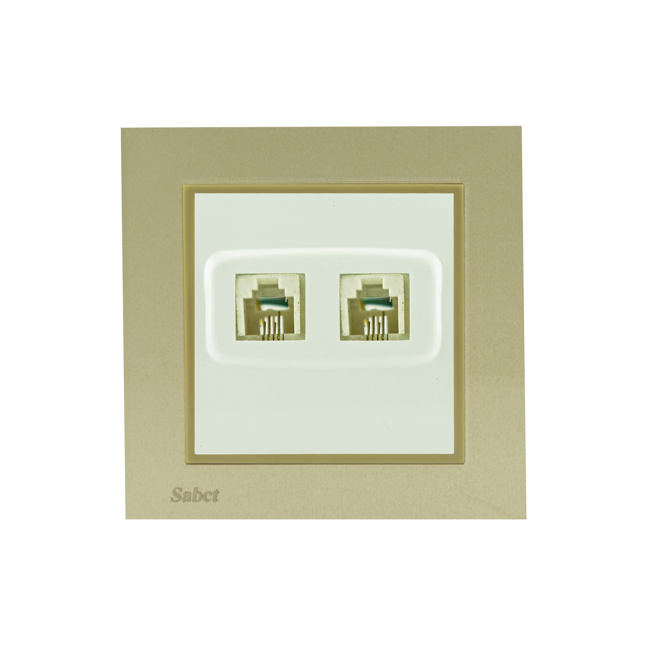 پریز تلفن ثابت الکتریک مدل پارمیس کد ST-G_2SUK