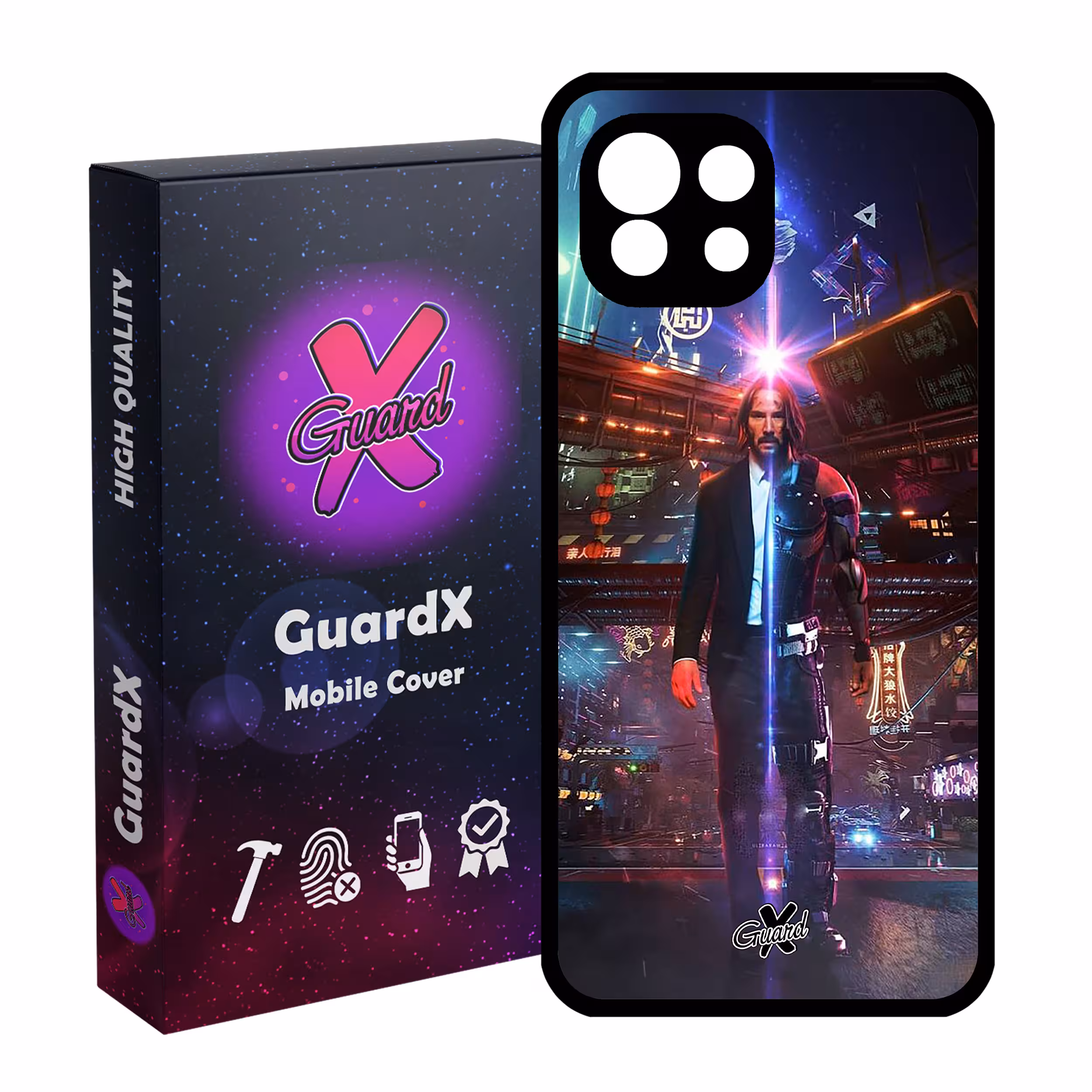 کاور گارد ایکس طرح John Wick مدل Glass10077 مناسب برای گوشی موبایل شیائومی Mi 11 Lite