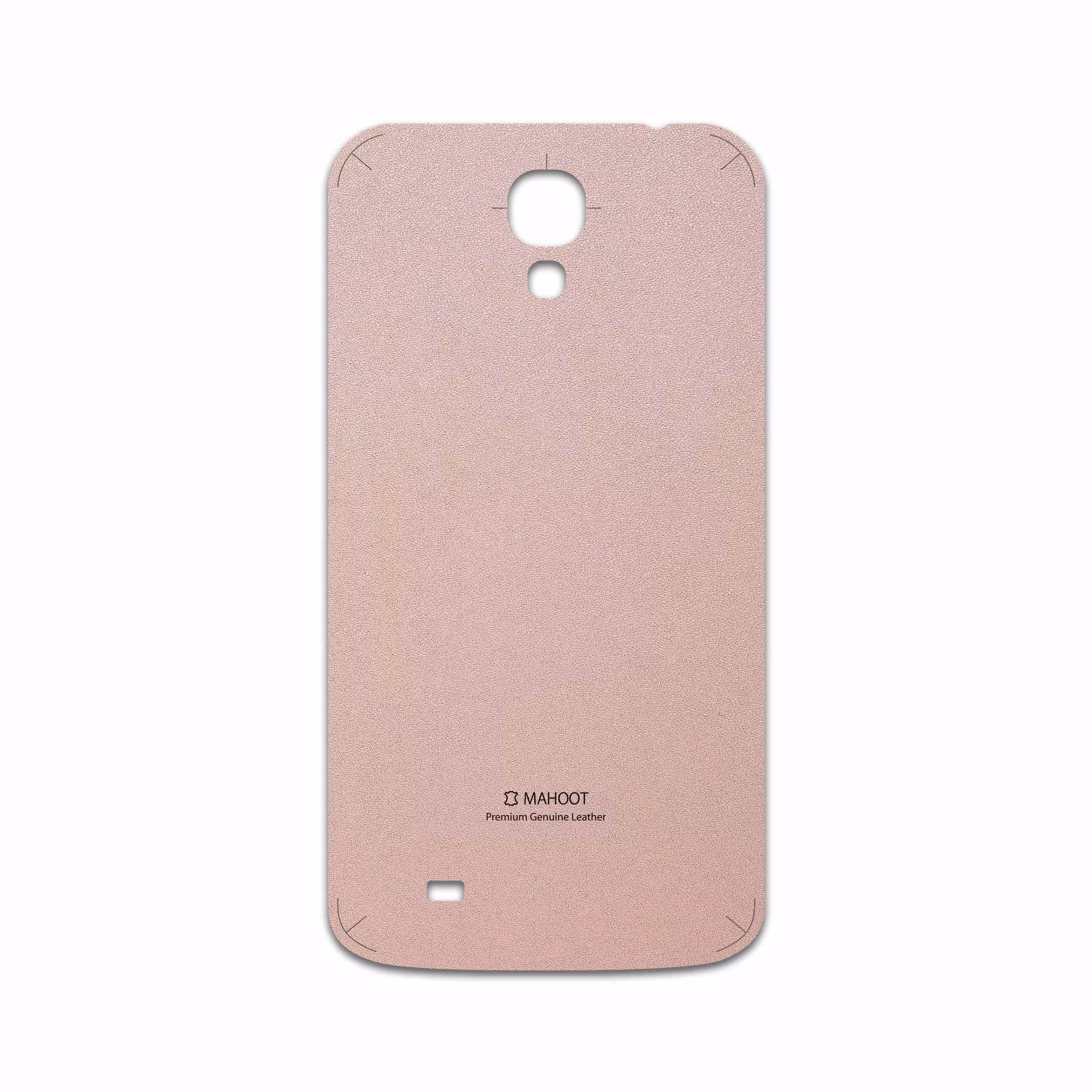 برچسب پوششی ماهوت مدل Rose Gold Leather مناسب برای گوشی موبایل سامسونگ Galaxy Mega 6.3 I9200