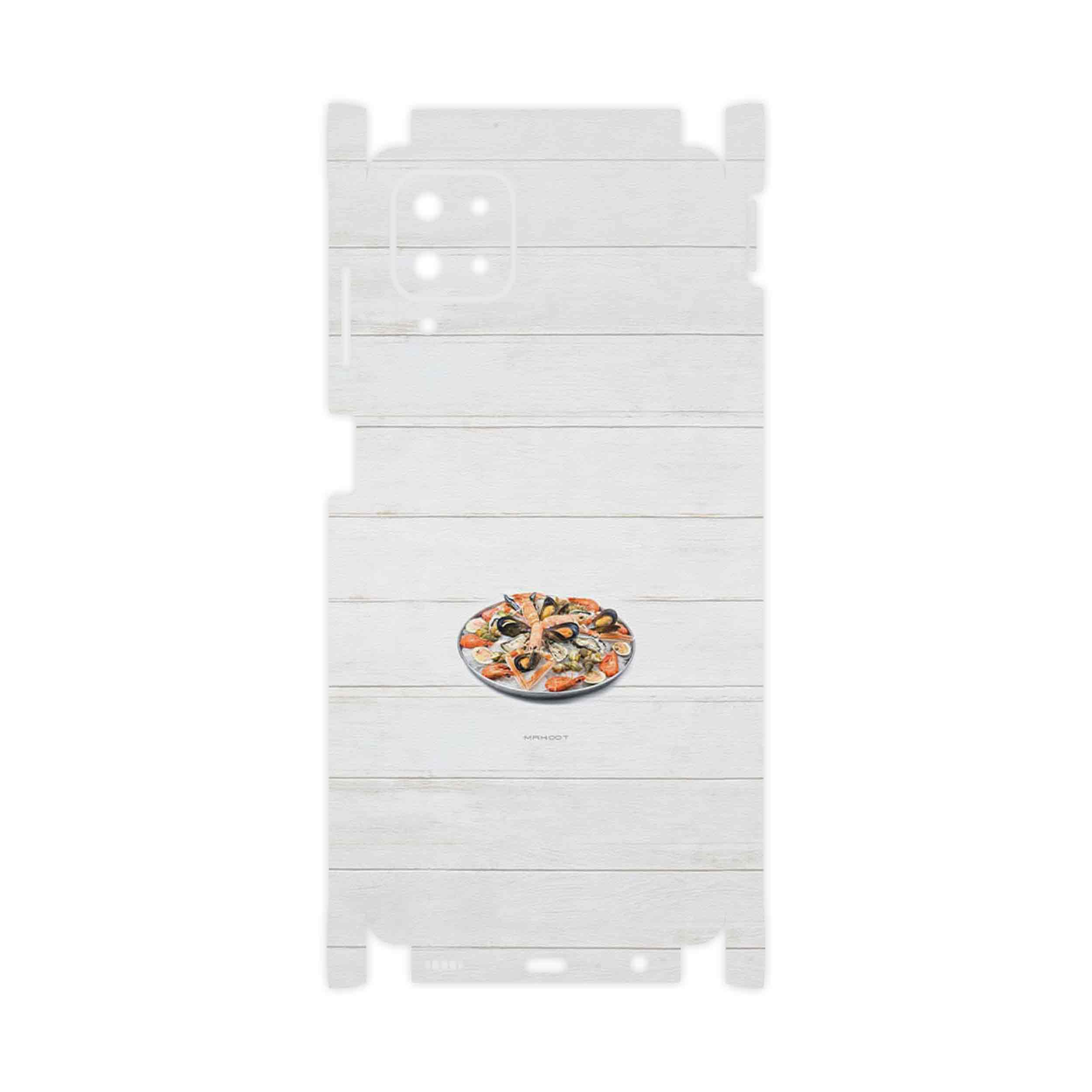 برچسب پوششی ماهوت مدل Seafood-FullSkin مناسب برای گوشی موبایل سامسونگ Galaxy A12