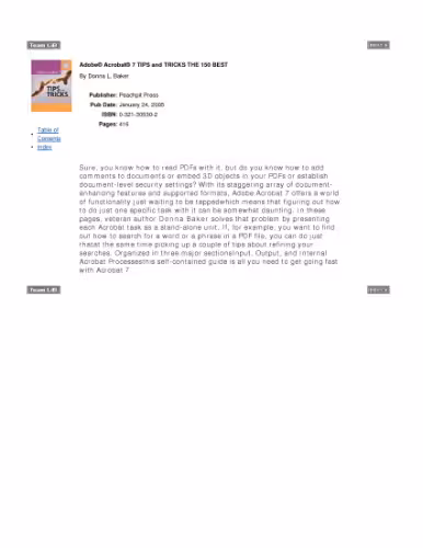 خرید و دانلود نسخه کامل کتاب Adobe Acrobat 7 Tips and Tricks: The 150 Best