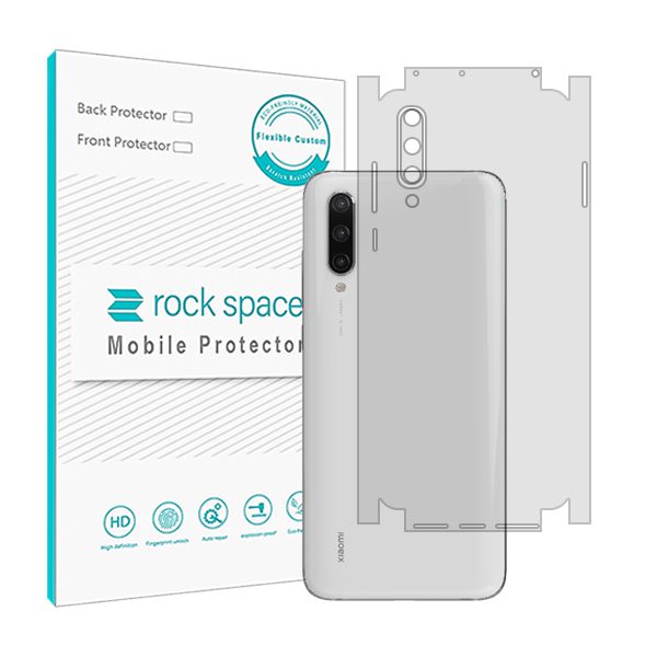 گلس محافظ پشت گوشی شیائومی Mi 9 Lite مدل نانو هیدروژل شفاف برند راک اسپیس کد 22910M