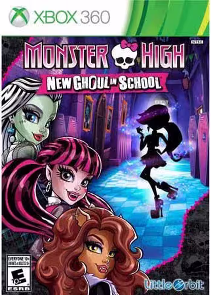 بازی ایکس باکس 360 Monster high new ghoul in school