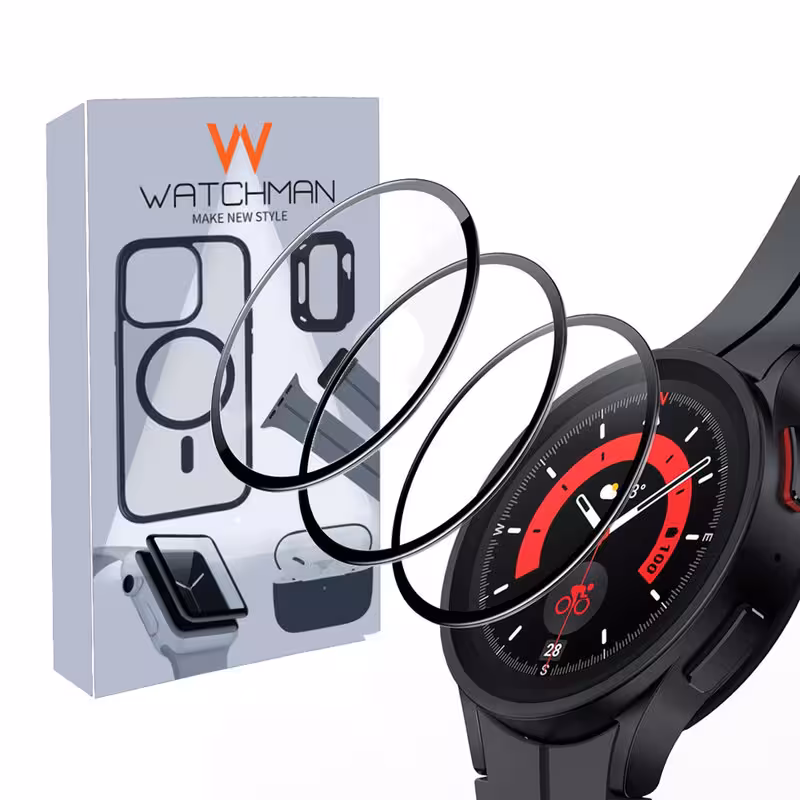 محافظ صفحه نمایش نانو واچ من مدل pmma-WM مناسب برای ساعت هوشمند سامسونگ Galaxy Watch 4 40mm / 5 40mm / 6 40mm / 7 40mm بسته سه عددی | کالا برتری