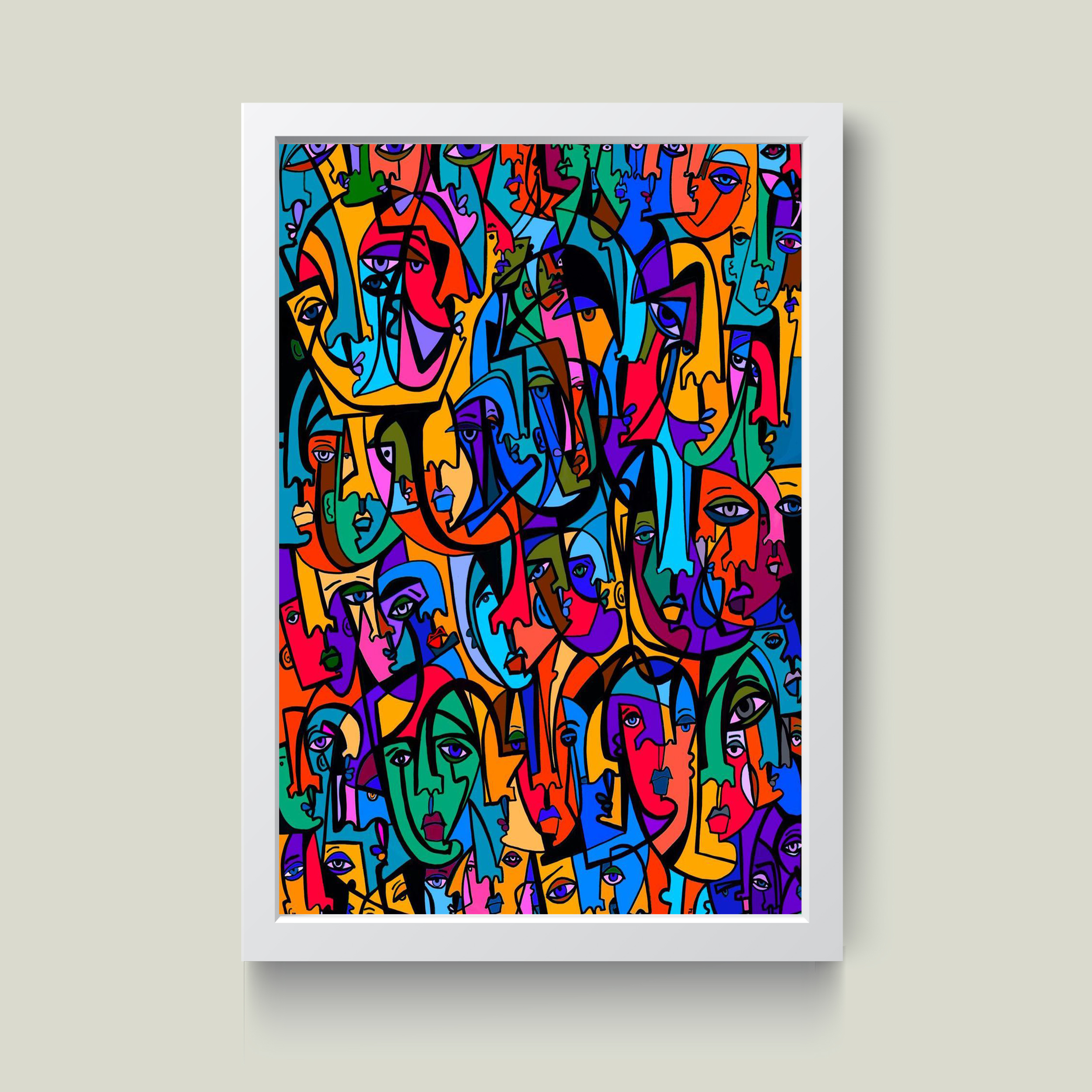 تابلو مدل چهره در چهره کد G15-39