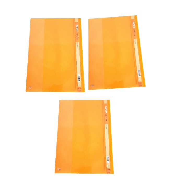 پوشه پاپکو مدل یک رو شفاف FC-110 بسته 3 عددی