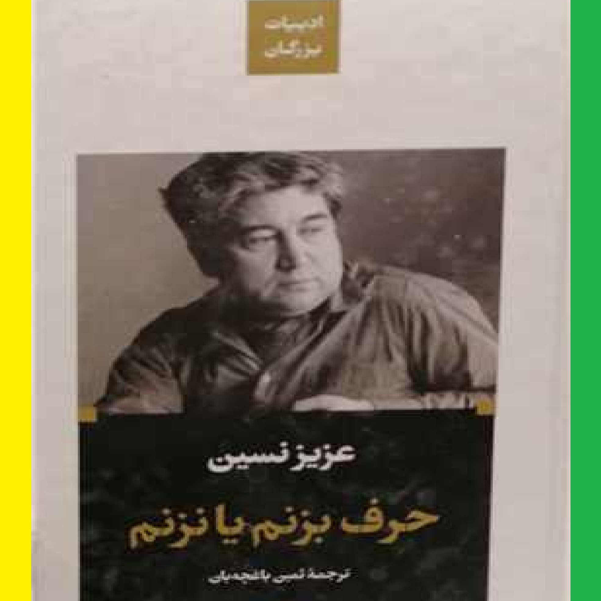 کتاب حرف بزنم یا نزنم اثر عزیز نسین با ترجمه ثمین باغچه بان موسسه نشر نگاه