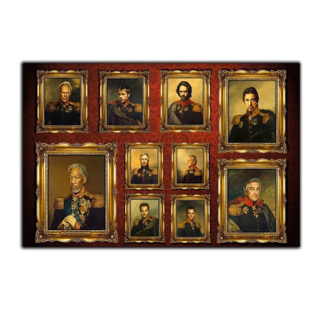 تابلو شاسی بکلیت طرح بازیگران سینمای آمریکا مدل SH-S3936