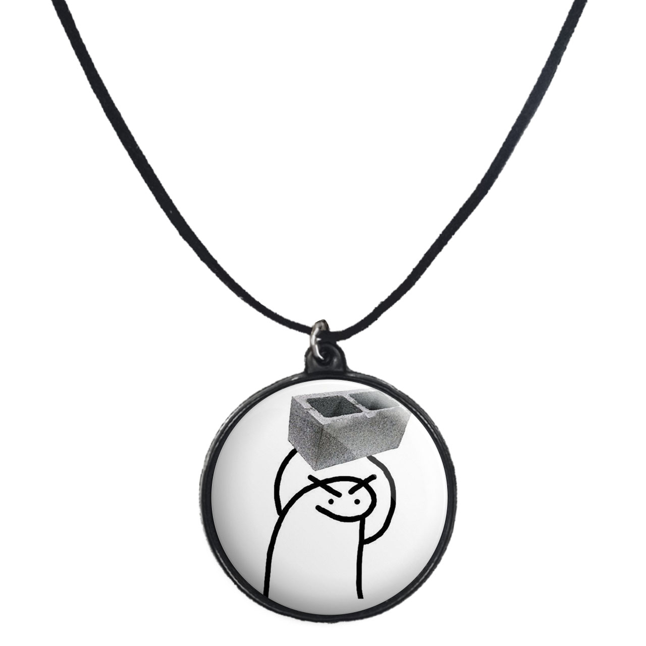 گردنبند پرمانه طرح میقولی کد pmb.24570 مدل دو طرفه