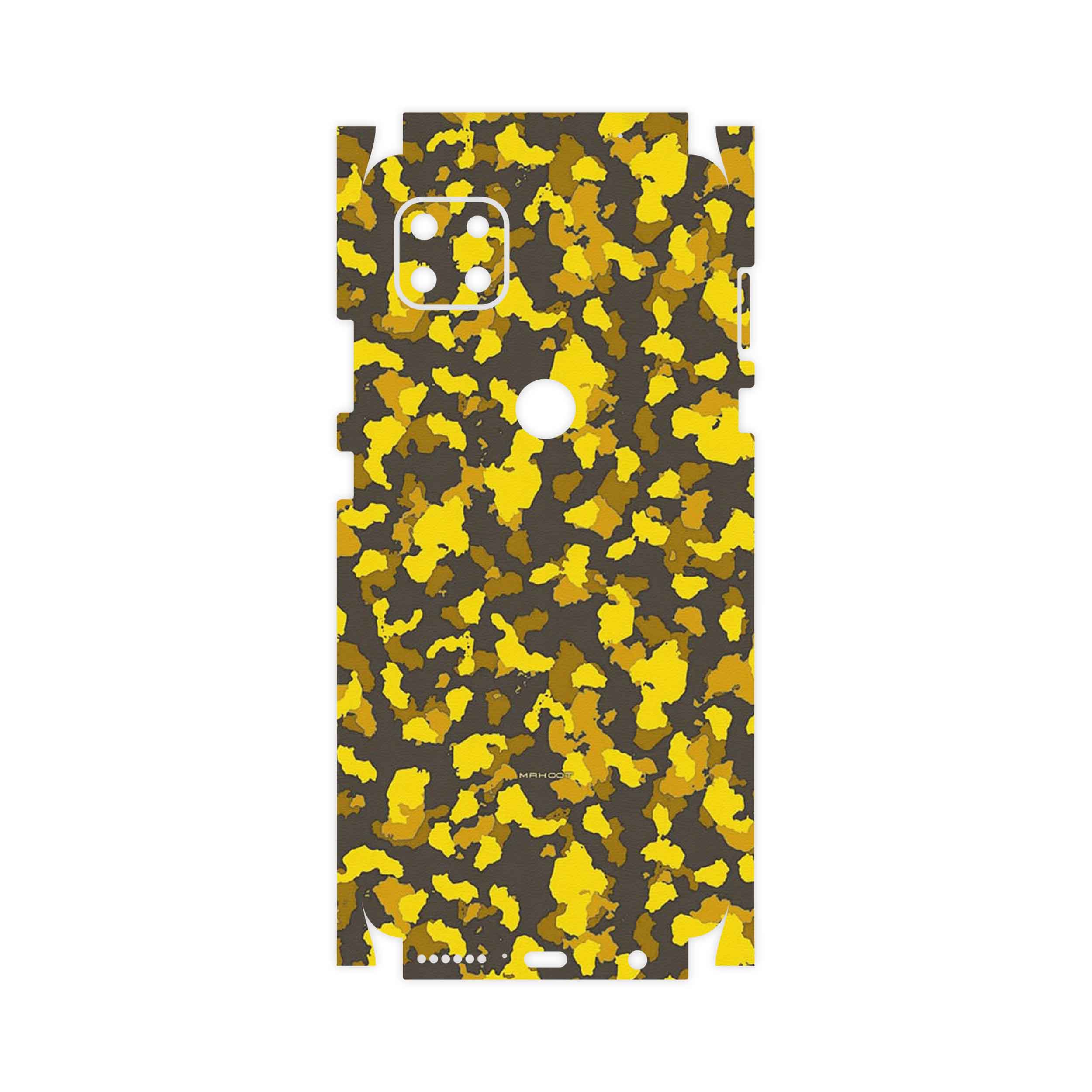 برچسب پوششی ماهوت مدل Yellow Infantry Army-FullSkin مناسب برای گوشی موبایل موتورولا MOTO G 5G