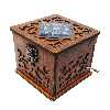 جعبه موزیکال مدل چوبی سنتی عاشقانه کد 01