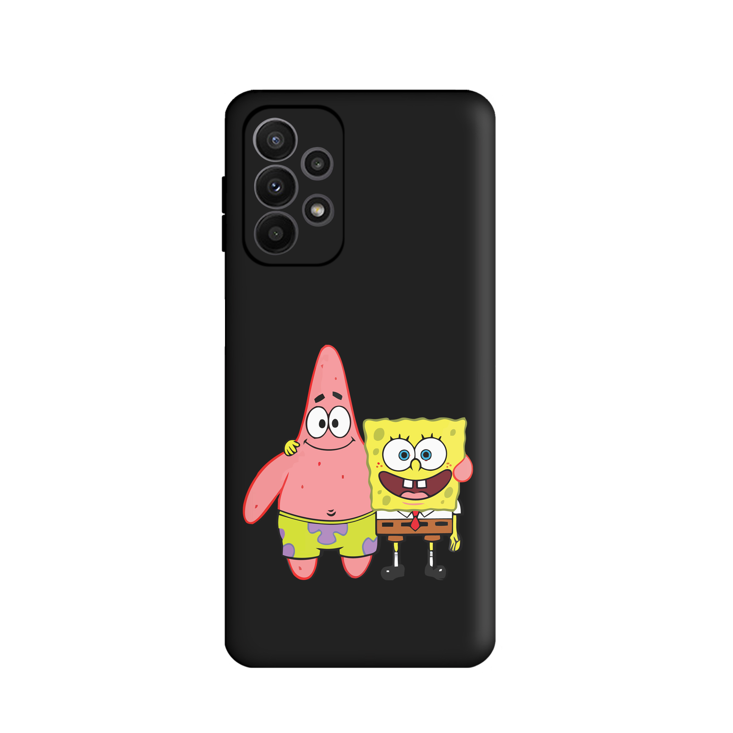کاور طرح پاتریک و باب اسفنجی s264 کد  مناسب برای گوشی موبایل سامسونگ Galaxy  A53 