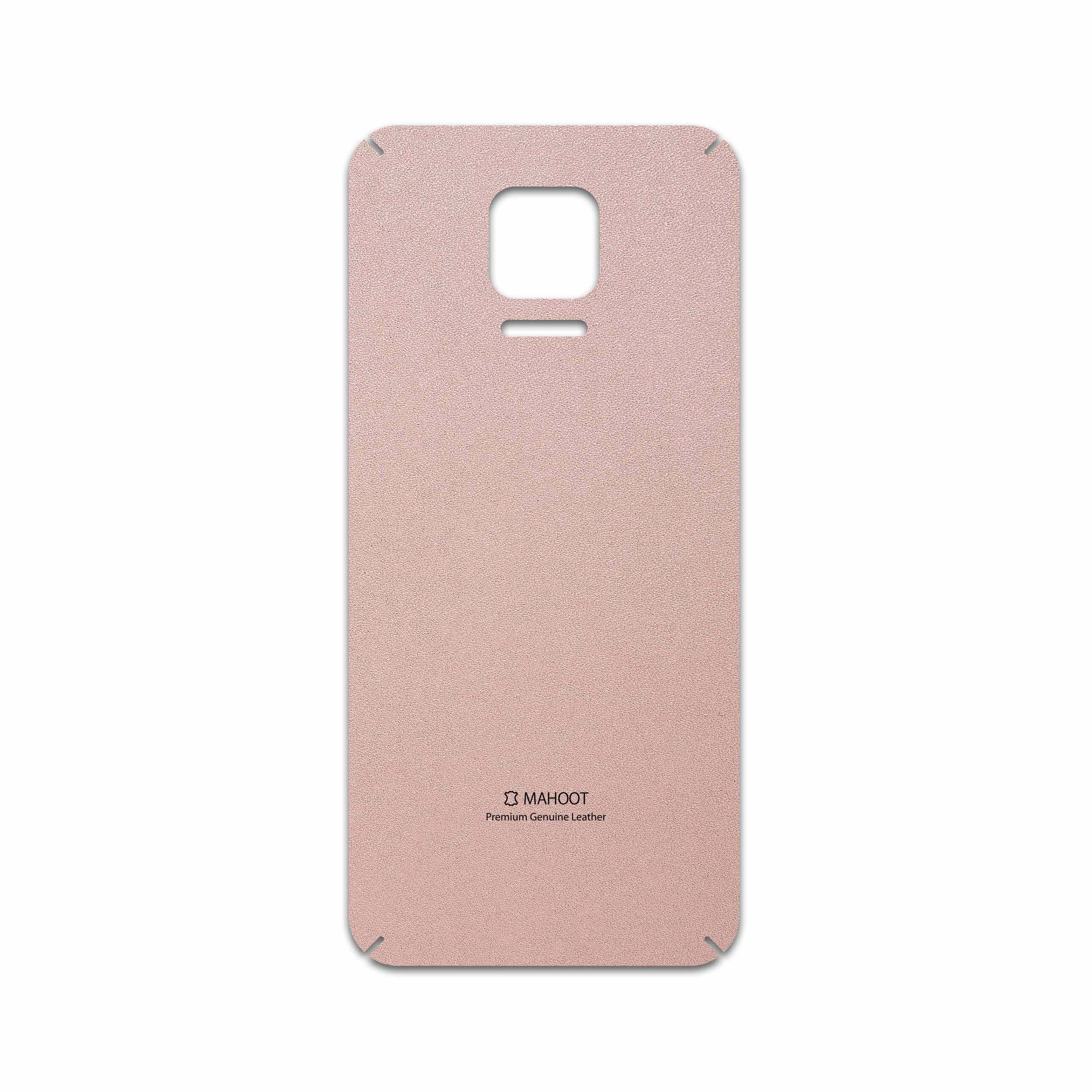 برچسب پوششی ماهوت مدل Rose Gold Leather مناسب برای گوشی موبایل شیائومی Redmi Note 9S