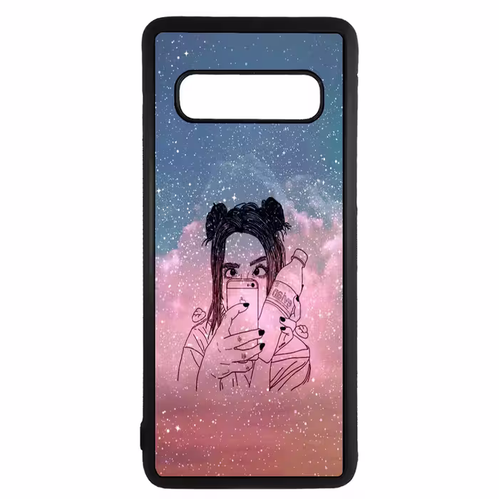 کاور طرح دختر کد 11050646 مناسب برای گوشی موبایل سامسونگ galaxy s10 plus