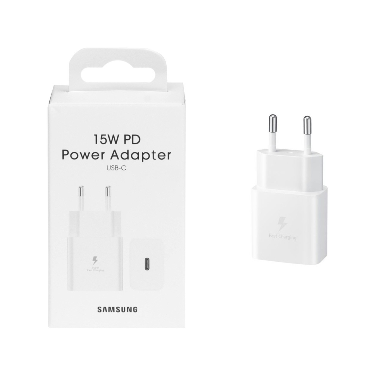 آداپتور   15 وات  سامسونگ   Type.C  PD سفید اورجینال